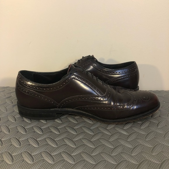 Florsheim Mens Lexington Oxford Wingtip Dress Shoe - Picture 3 of 8